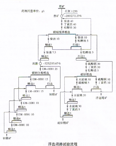 選礦設(shè)備專家分析浮選閉路試驗流程